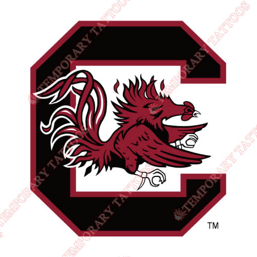 South Carolina Gamecocks Customize Temporary Tattoos Stickers NO.6192